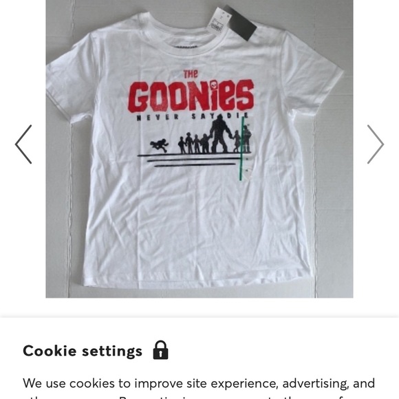 The Goonies graphic boyfriend t-shirts NWT - Picture 3 of 10